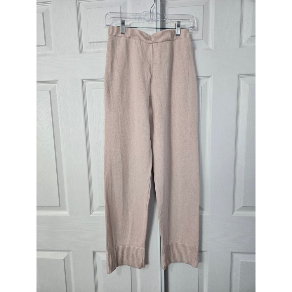 Free People FP Beach Blush Pink Knit High Waist Lounge Pants Small S/P
